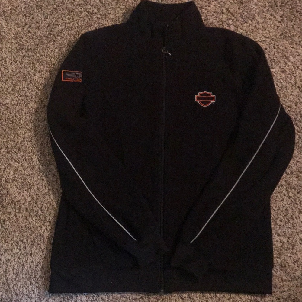 Harley Davidson Large black fleece